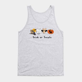 Lilac Halloween Chis - Smooth coat chihuahuas - Halloween Chihuahua Tee Tank Top